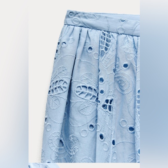 Zara Embroidered Skirt ZW  Collection. New With Tags. - Picture 6 of 7
